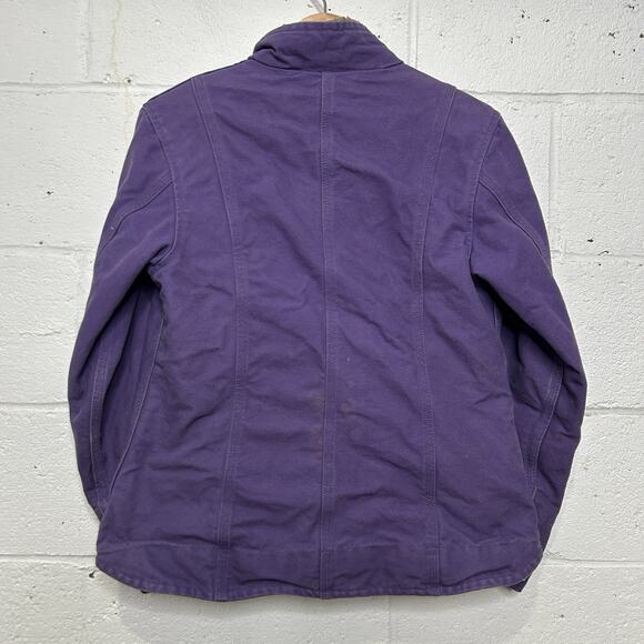 Vintage Carhartt Sherpa-Lined Sierra Jacket “Grape” WJ022 - Picture 2 of 13